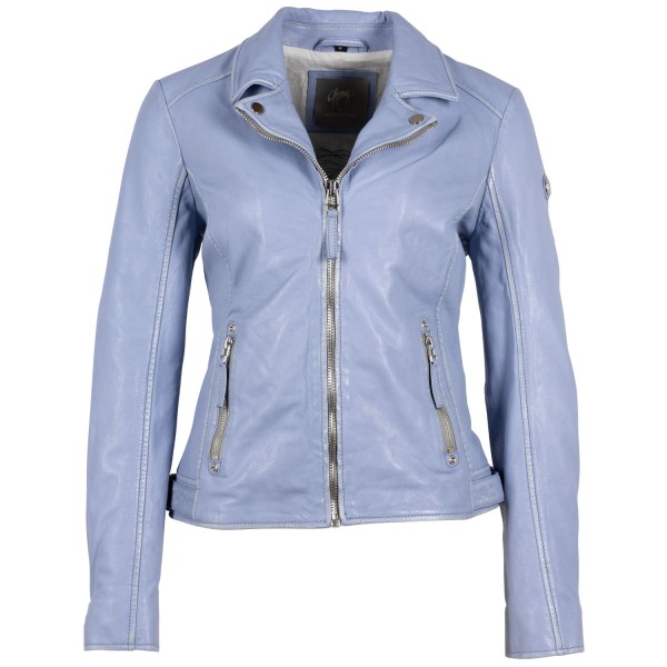 Geaca de Piele Dama Gipsy Albastru Deschis Loreen