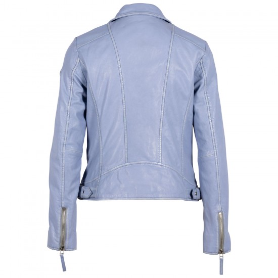 Geaca de Piele Dama Gipsy Albastru Deschis Loreen