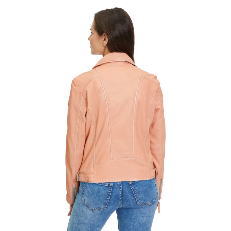 Geaca de Piele Dama Gipsy Portocaliu Piersica Loreen – Geci de Piele Geaca de Piele Dama Gipsy Portocaliu Piersica Loreen – Geci de Piele