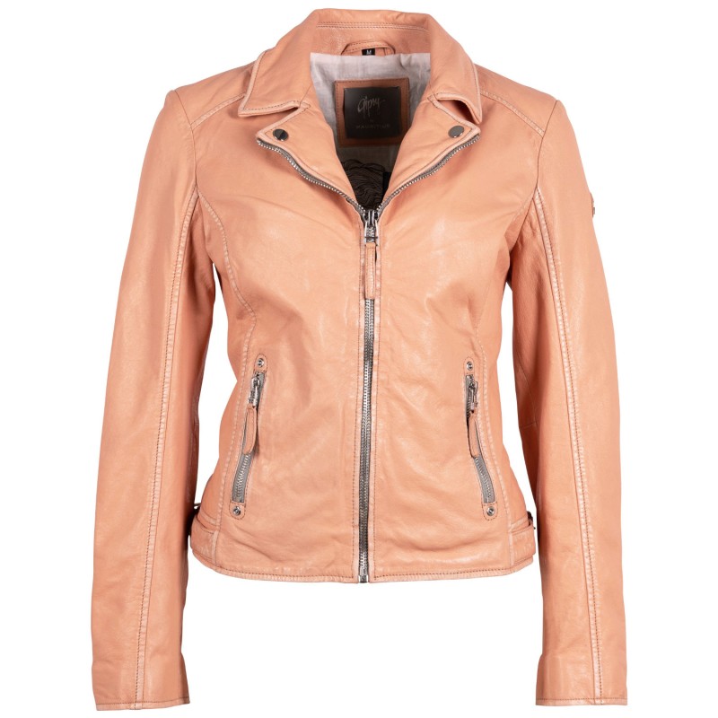 Geaca de Piele Dama Gipsy Portocaliu Piersica Loreen – Geci de Piele Geaca de Piele Dama Gipsy Portocaliu Piersica Loreen – Geci de Piele