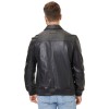 Geaca de Piele Barbati Mauritius Silver Neagra Luk Geaca de Piele Barbati Mauritius Silver Neagra Luk - readytowear.ro