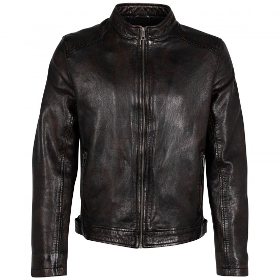 Geaca de Piele Barbati Mauritius Maro Antic MMAdelmo