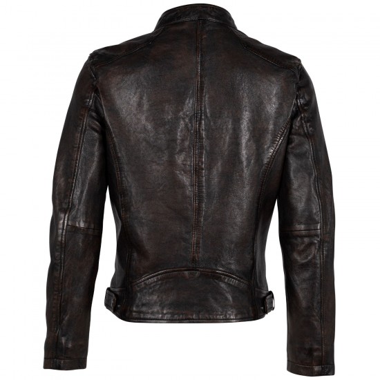 Geaca de Piele Barbati Mauritius Maro Antic MMAdelmo Geaca de Piele Barbati Mauritius Maro Antic MMAdelmo