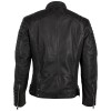 Geaca de Piele Barbati Mauritius Silver Neagra MMElio – Geci de Piele