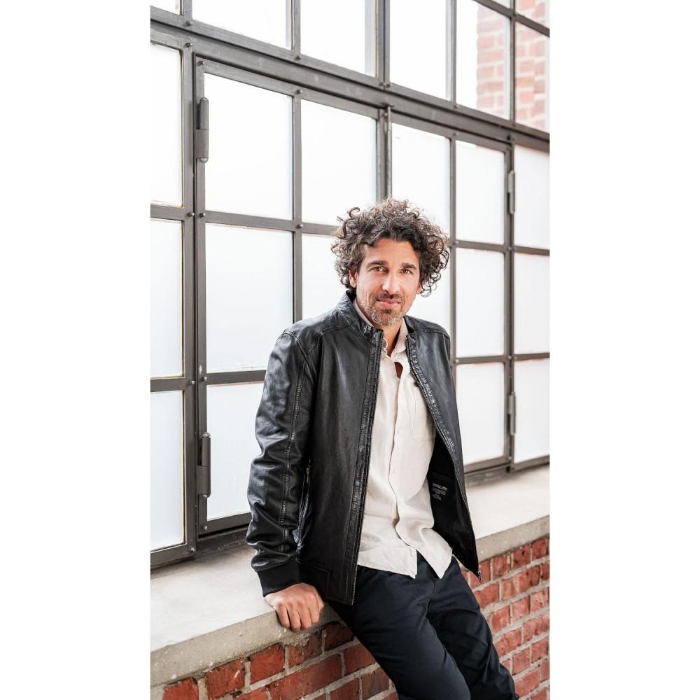 Geaca de Piele Barbati Mauritius Neagra MMGoran – Black Friday Geaca de Piele Barbati Mauritius Neagra MMGoran – Black Friday