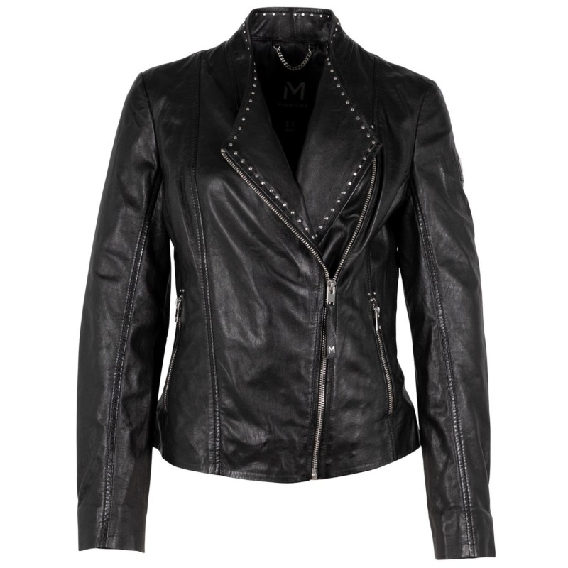 Geaca de Piele Dama Mauritius Silver Neagra MWAdriane – Geci de Piele Geaca de Piele Dama Mauritius Silver Neagra MWAdriane – Geci de Piele