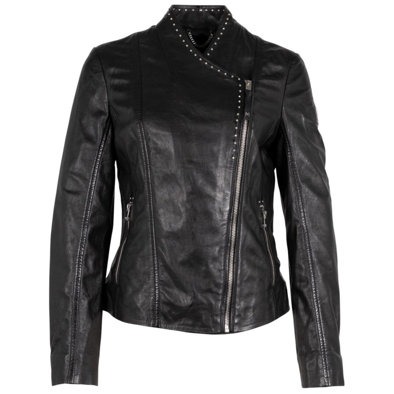 Geaca de Piele Dama Mauritius Silver Neagra MWAdriane – Geci de Piele Geaca de Piele Dama Mauritius Silver Neagra MWAdriane – Geci de Piele