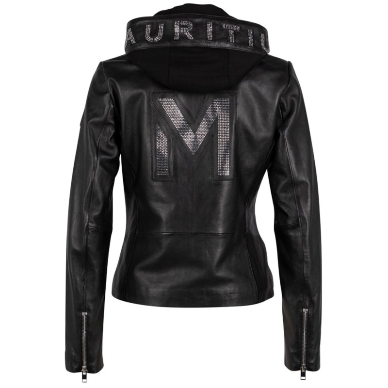 Geaca de Piele Dama Mauritius Silver Neagra MWNaima – IMBRACAMINTE Geaca de Piele Dama Mauritius Silver Neagra MWNaima – IMBRACAMINTE