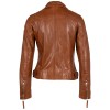 Geacă de Piele Damă Mauritius MWPaige Coniac geaca piele dama mauritius mwpaige coniac biker regular fit