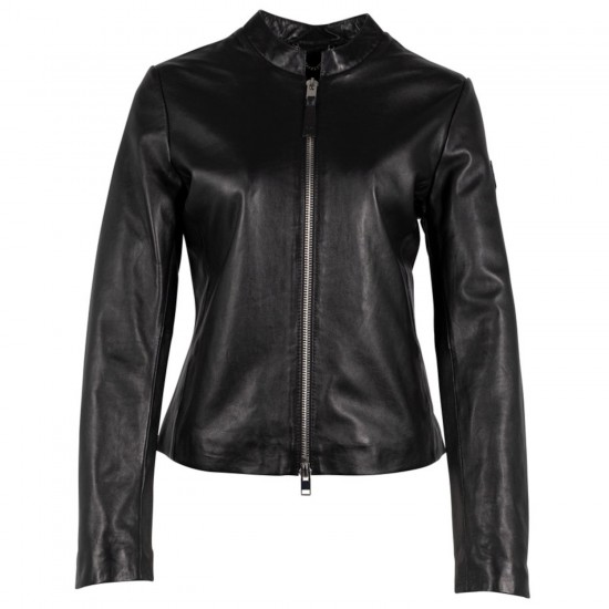 Geaca de Piele Dama Mauritius Silver Neagra MWYamila Geaca de Piele Dama Mauritius Silver Neagra MWYamila