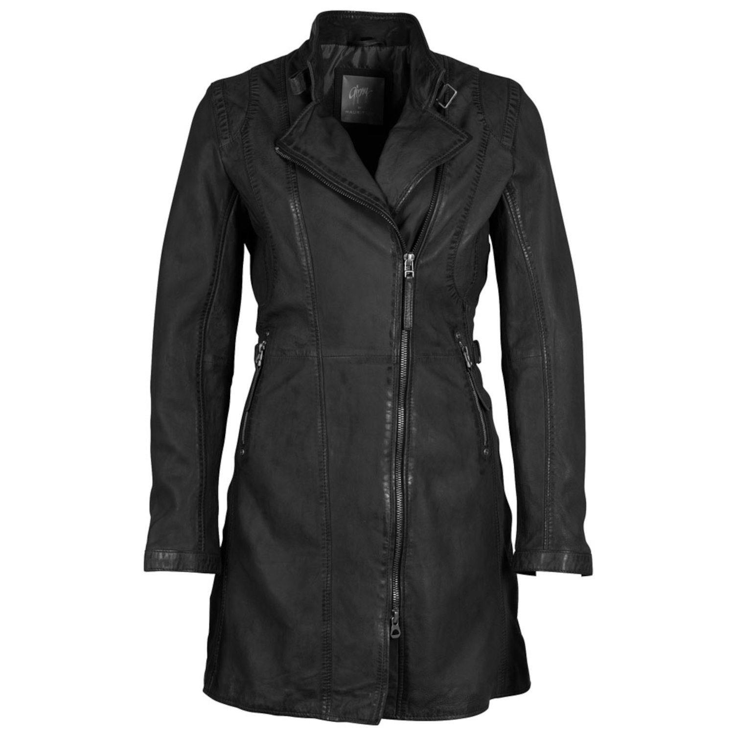 Geaca Lunga de Piele Dama Gipsy Neagra Margarethe – Geci de Piele Geaca Lunga de Piele Dama Gipsy Neagra Margarethe – Geci de Piele