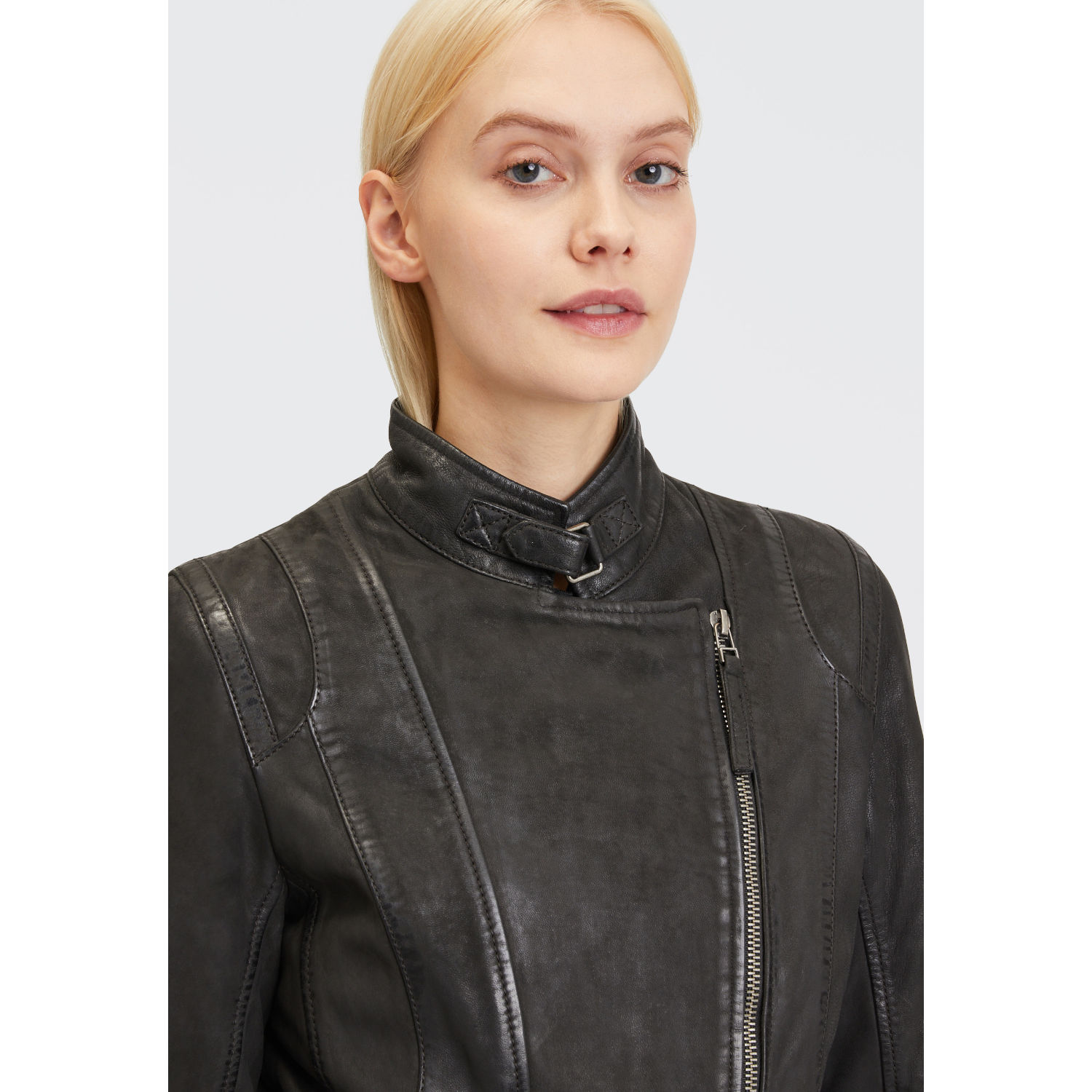 Geaca Lunga de Piele Dama Gipsy Neagra Margarethe – Geci de Piele Geaca Lunga de Piele Dama Gipsy Neagra Margarethe – Geci de Piele