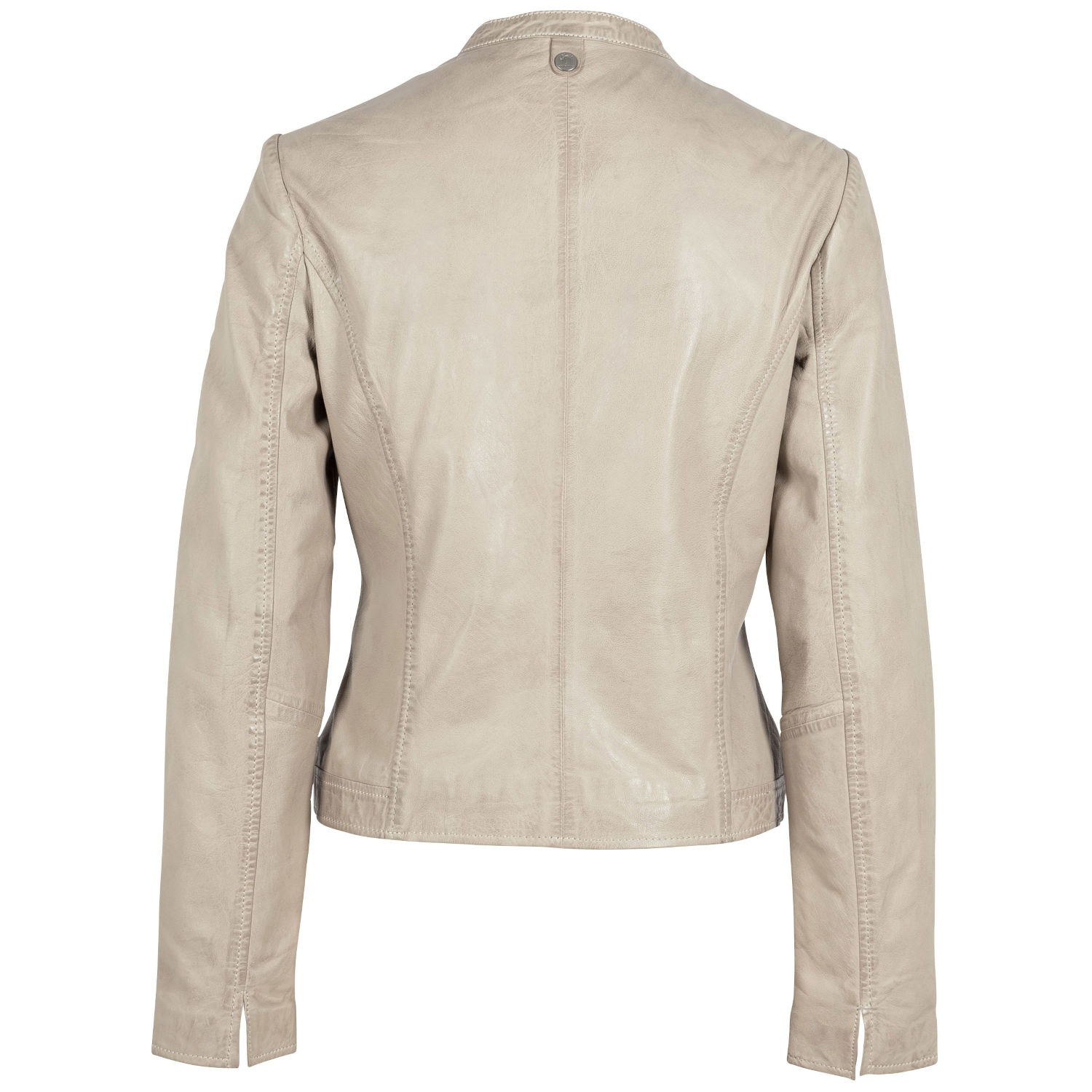 Geaca de Piele Dama Gipsy Bej Deschis Marlie – Black Friday