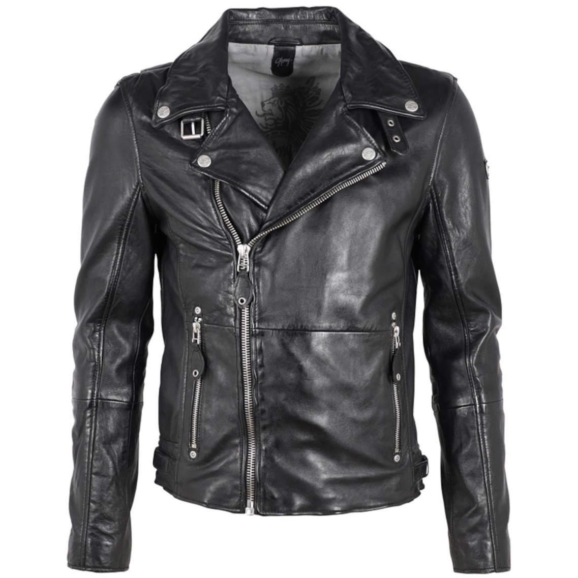 Geaca de Piele Barbati Gipsy Neagra Mavric – IMBRACAMINTE