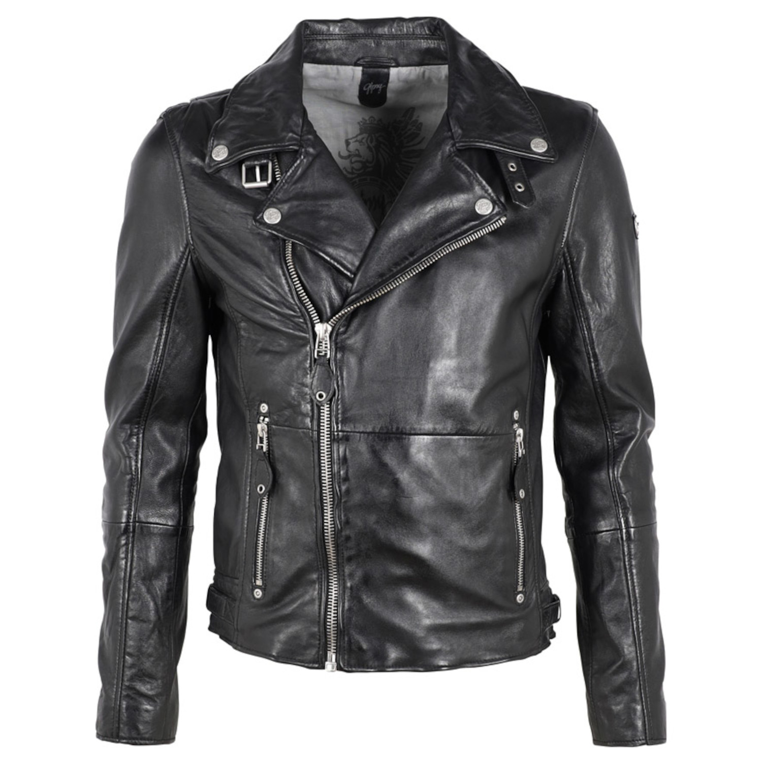 Geaca de Piele Barbati Gipsy Neagra Mavric – Black Friday