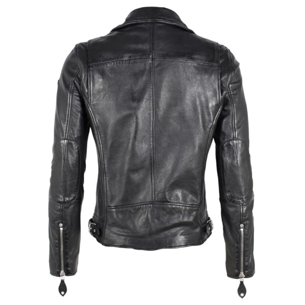 Geaca de Piele Barbati Gipsy Neagra Mavric – Black Friday — fotografia 2