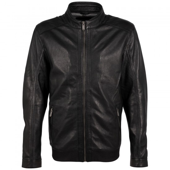 Geaca de Piele Barbati Deercraft Neagra Melow