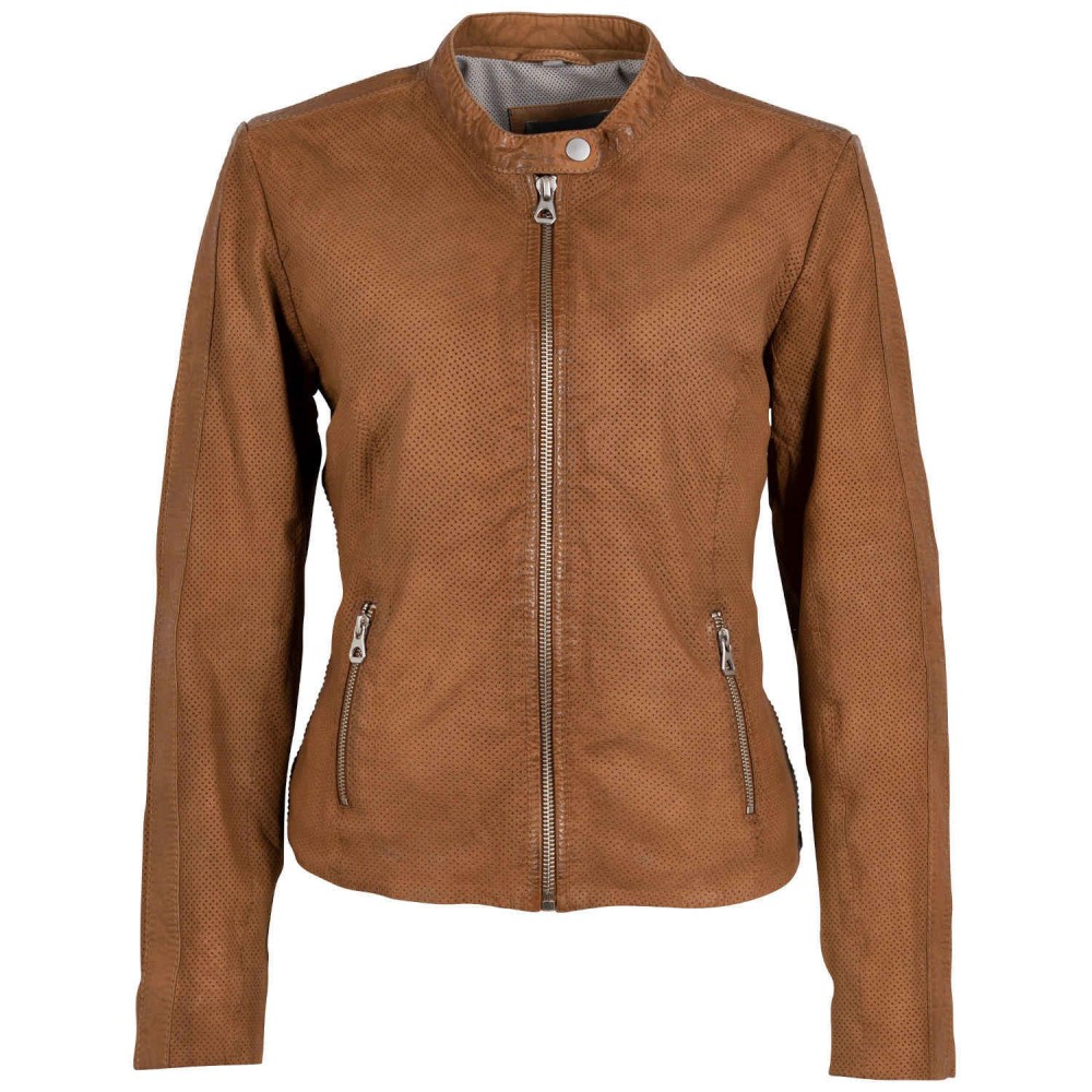 Geaca de Piele Dama Gipsy Coniac Minka Geaca de Piele Dama Gipsy Coniac Minka - readytowear.ro