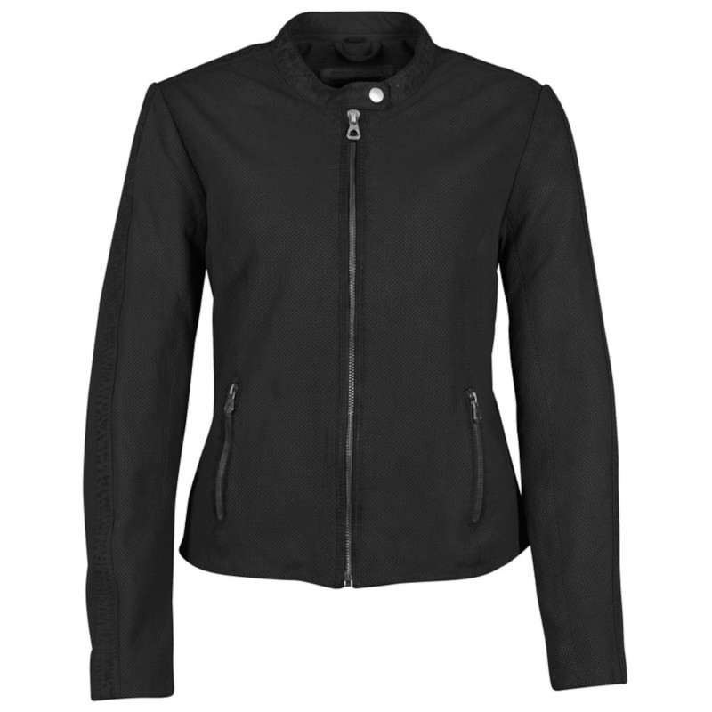 Geaca de Piele Dama Gipsy Neagra Minka – Geci de Piele