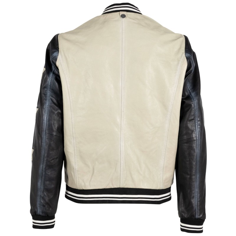 Geaca de Piele Dama Gipsy Gri/Negru Mora – Black Friday