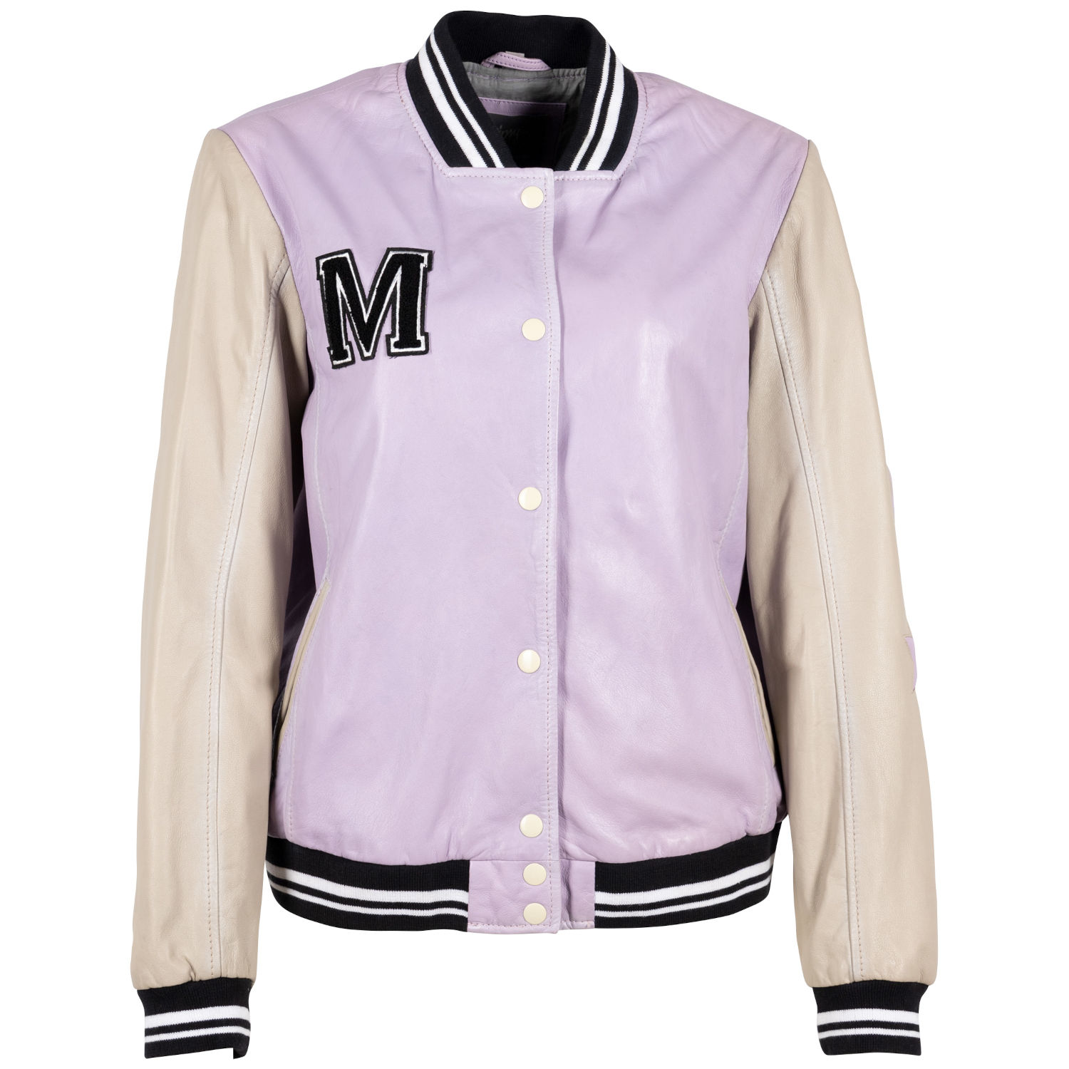 Geaca de Piele Dama Gipsy Mov Deschis/Gri Mora – Black Friday