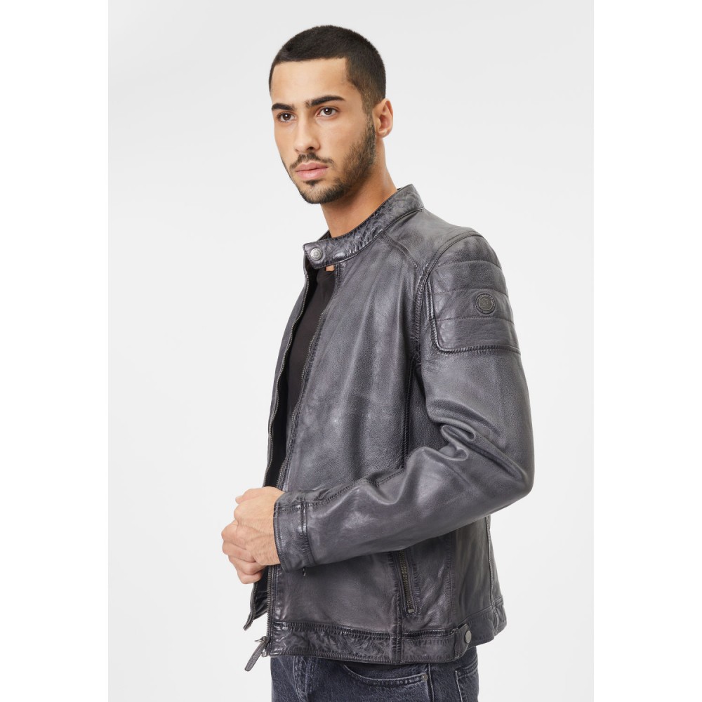 Geaca de Piele Barbati Gipsy Gri Deschis Nemei Geaca de Piele Barbati Gipsy Gri Deschis Nemei - readytowear.ro