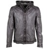 Geaca de Piele Barbati Gipsy Gri Deschis Nemei – Geci de Piele
