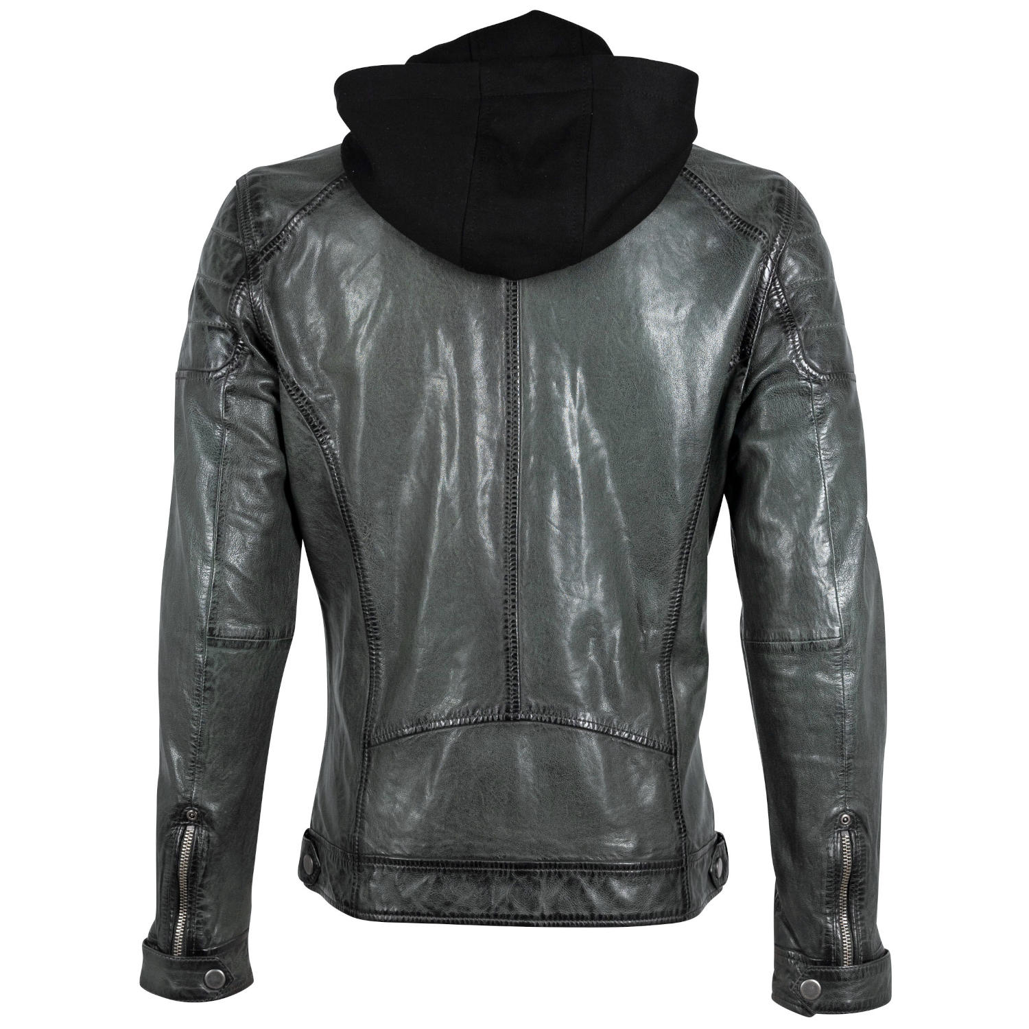 Geaca de Piele Barbati Gipsy Verde Inchis Nemei – Black Friday