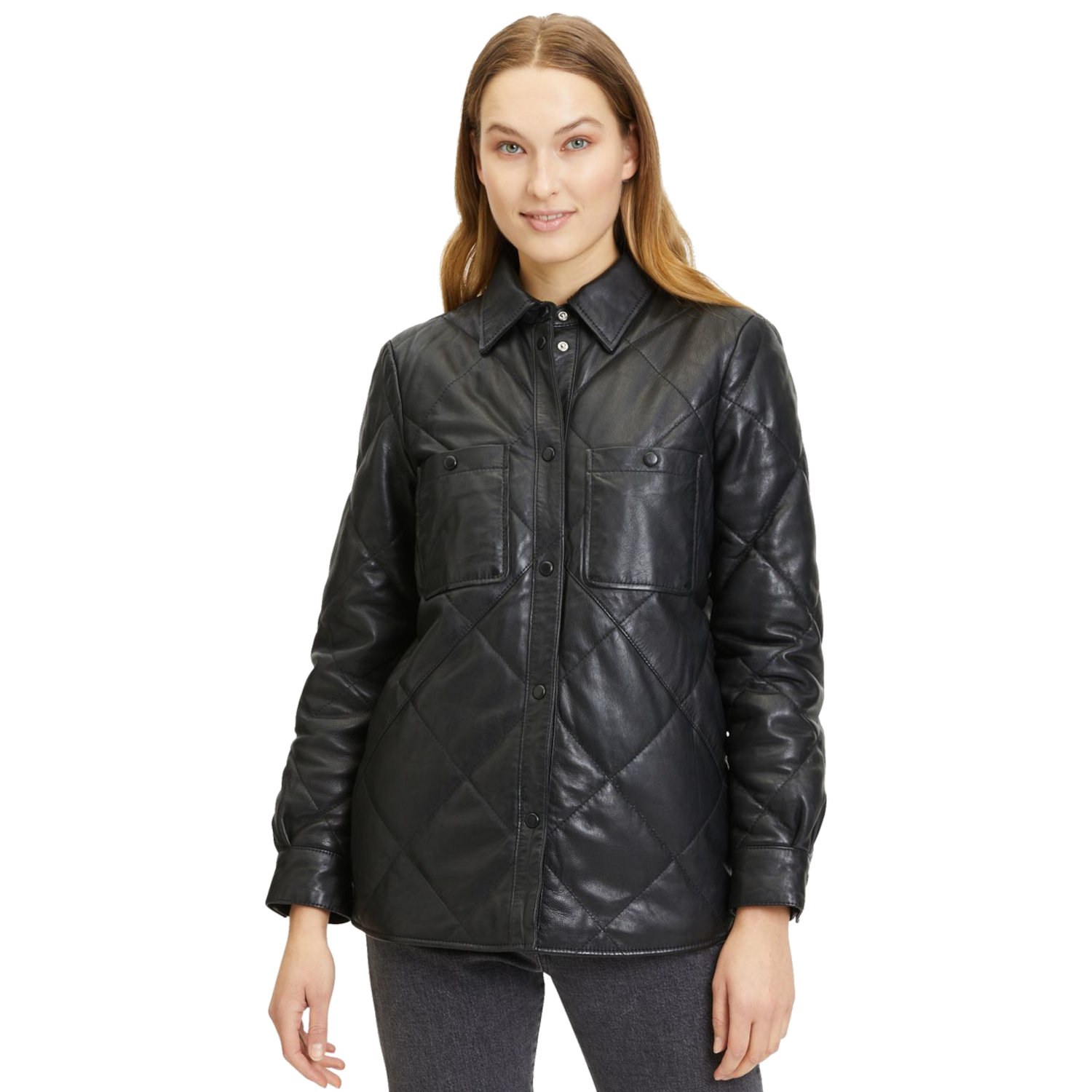 Geaca de Piele Dama Gipsy Neagra Oliah – Black Friday