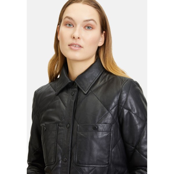 Geaca de Piele Dama Gipsy Neagra Oliah – Black Friday — fotografia 6