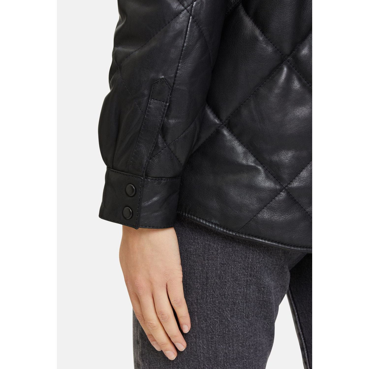 Geaca de Piele Dama Gipsy Neagra Oliah – Black Friday