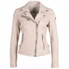 Geaca de Piele Dama Gipsy Alb Galbui PGG S22 LABAGV Geaca de Piele Dama Gipsy Alb Galbui PGG S22 LABAGV - readytowear.ro