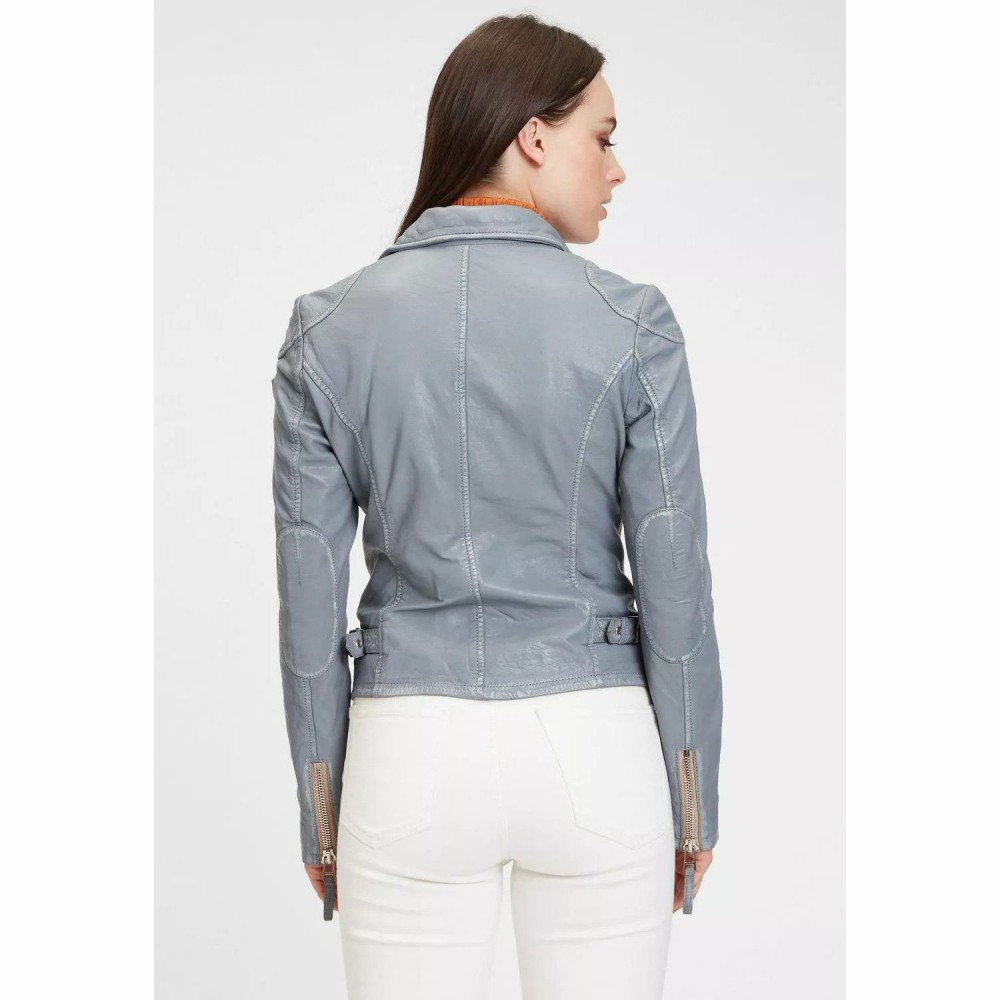 Geaca de Piele Dama Gipsy Albastru Deschis PGG S22 LABAGV Geaca de Piele Dama Gipsy Albastru Deschis PGG S22 LABAGV - readytowear.ro