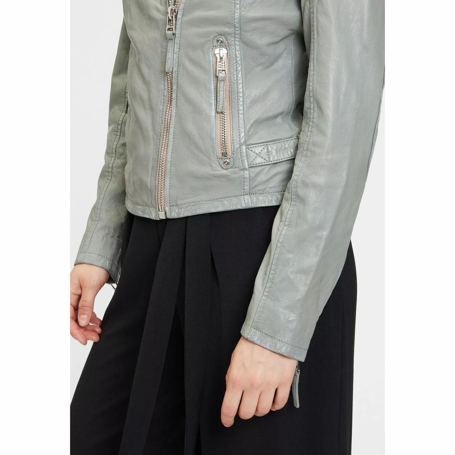 Geaca de Piele Dama Gipsy Verde Deschis PGG S22 LABAGV – IMBRACAMINTE