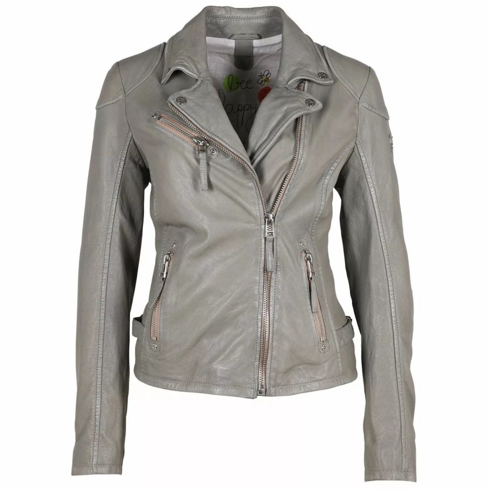 Geaca de Piele Dama Gipsy Verde Deschis PGG S22 LABAGV Geaca de Piele Dama Gipsy Verde Deschis PGG S22 LABAGV - readytowear