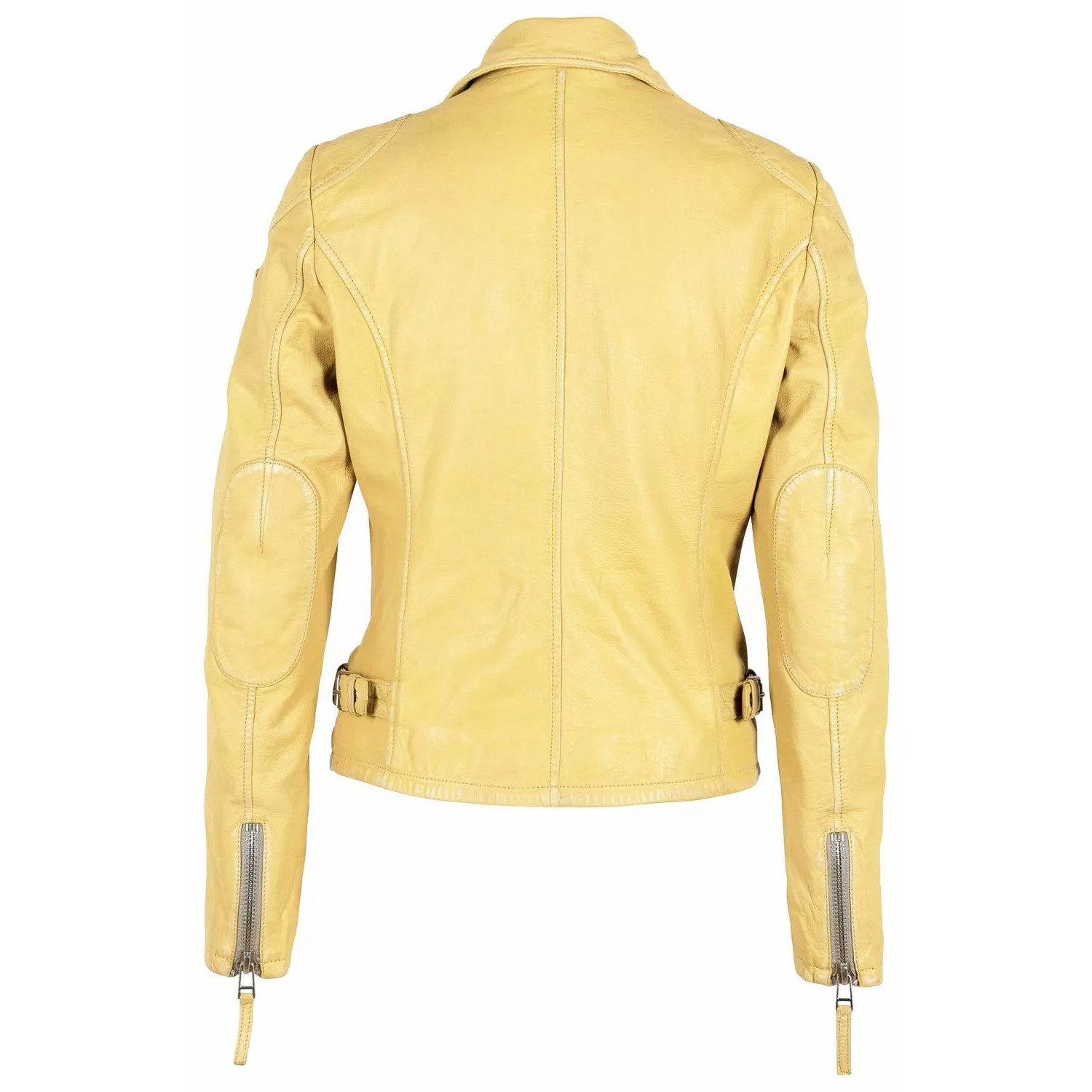 Geaca de Piele Dama Gipsy Galbena PGG – IMBRACAMINTE