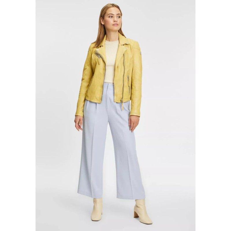 Geaca de Piele Dama Gipsy Galbena PGG – Black Friday