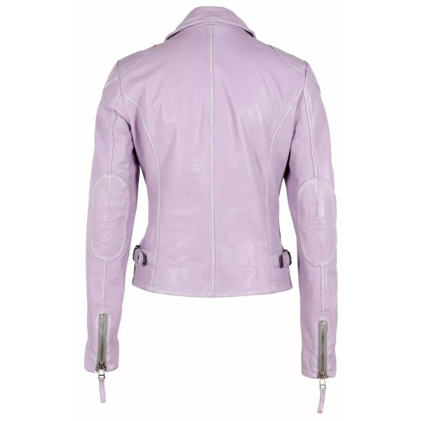 Geaca de Piele Dama Gipsy Mov Lavanda PGG – Black Friday — fotografia 2