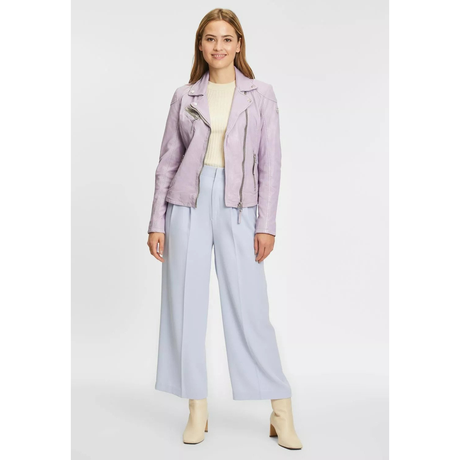 Geaca de Piele Dama Gipsy Mov Lavanda PGG – Black Friday