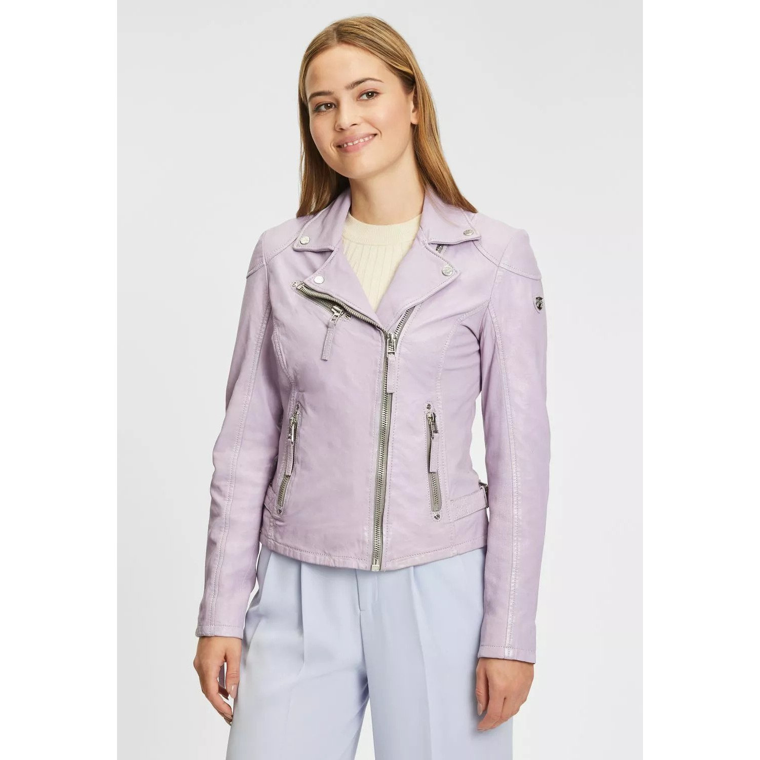 Geaca de Piele Dama Gipsy Mov Lavanda PGG – Black Friday