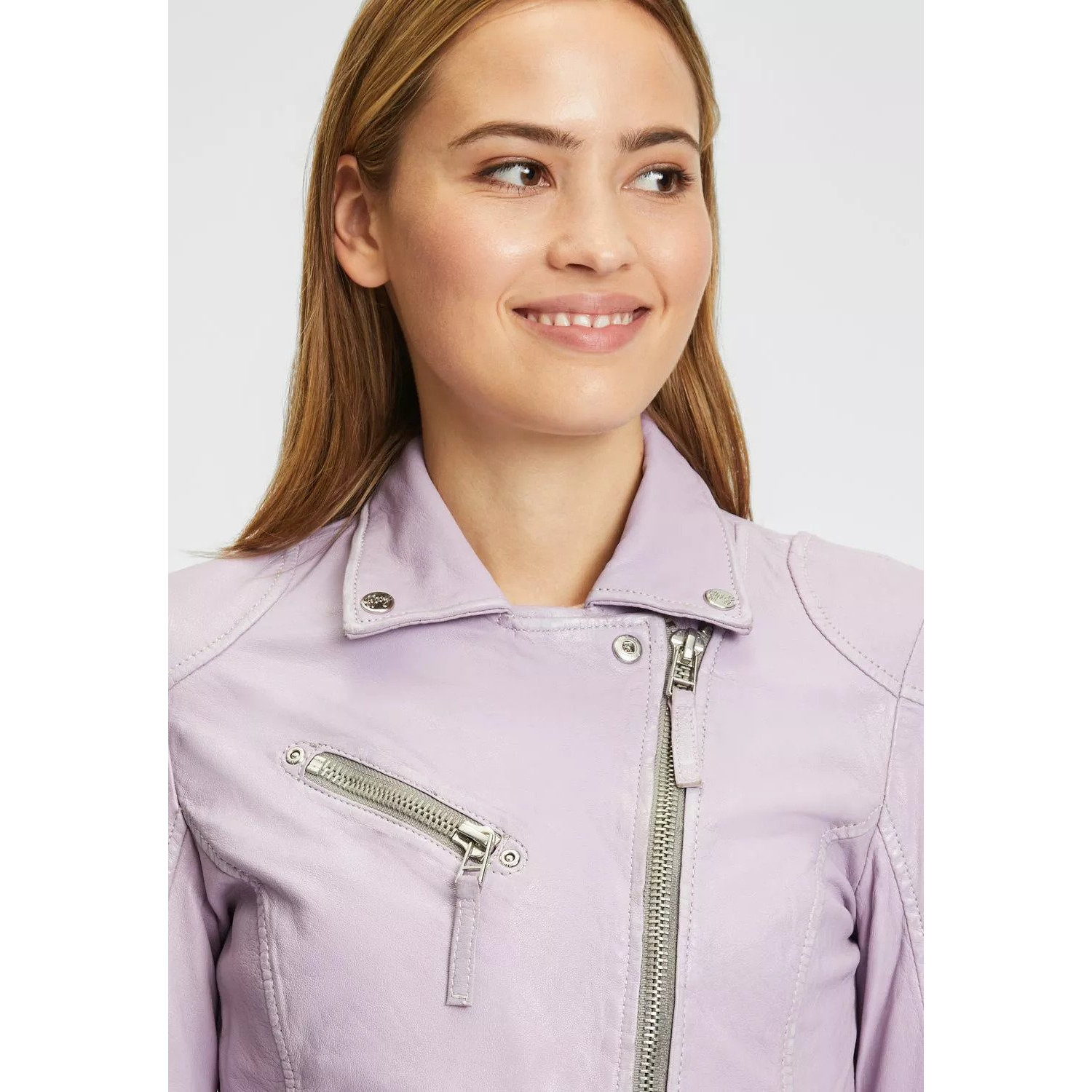 Geaca de Piele Dama Gipsy Mov Lavanda PGG – Black Friday