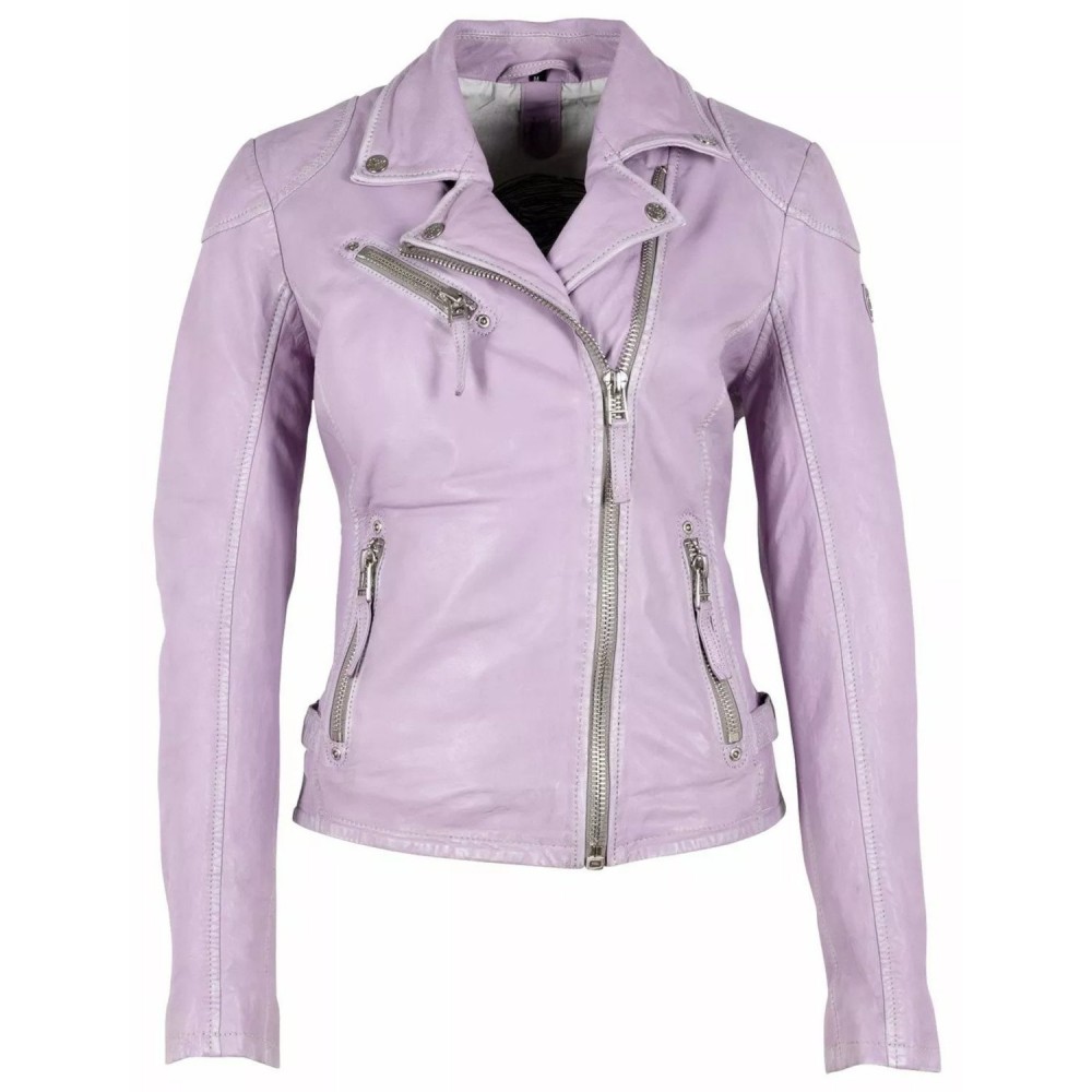 Geaca de Piele Dama Gipsy Mov Lavanda PGG - readytowear