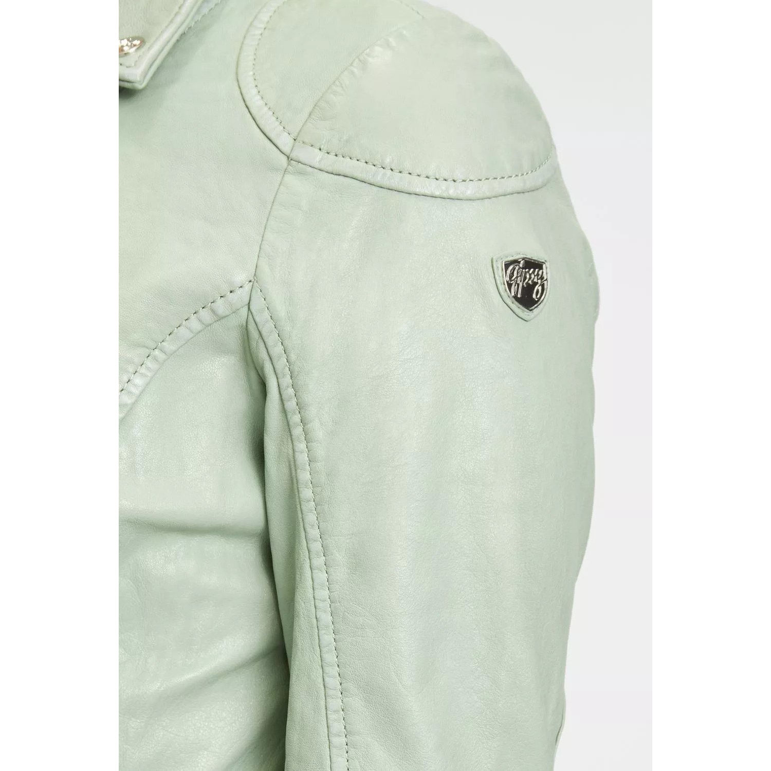 Geaca de Piele Dama Gipsy Verde Pal PGG – IMBRACAMINTE Geaca de Piele Dama Gipsy Verde Pal PGG – IMBRACAMINTE