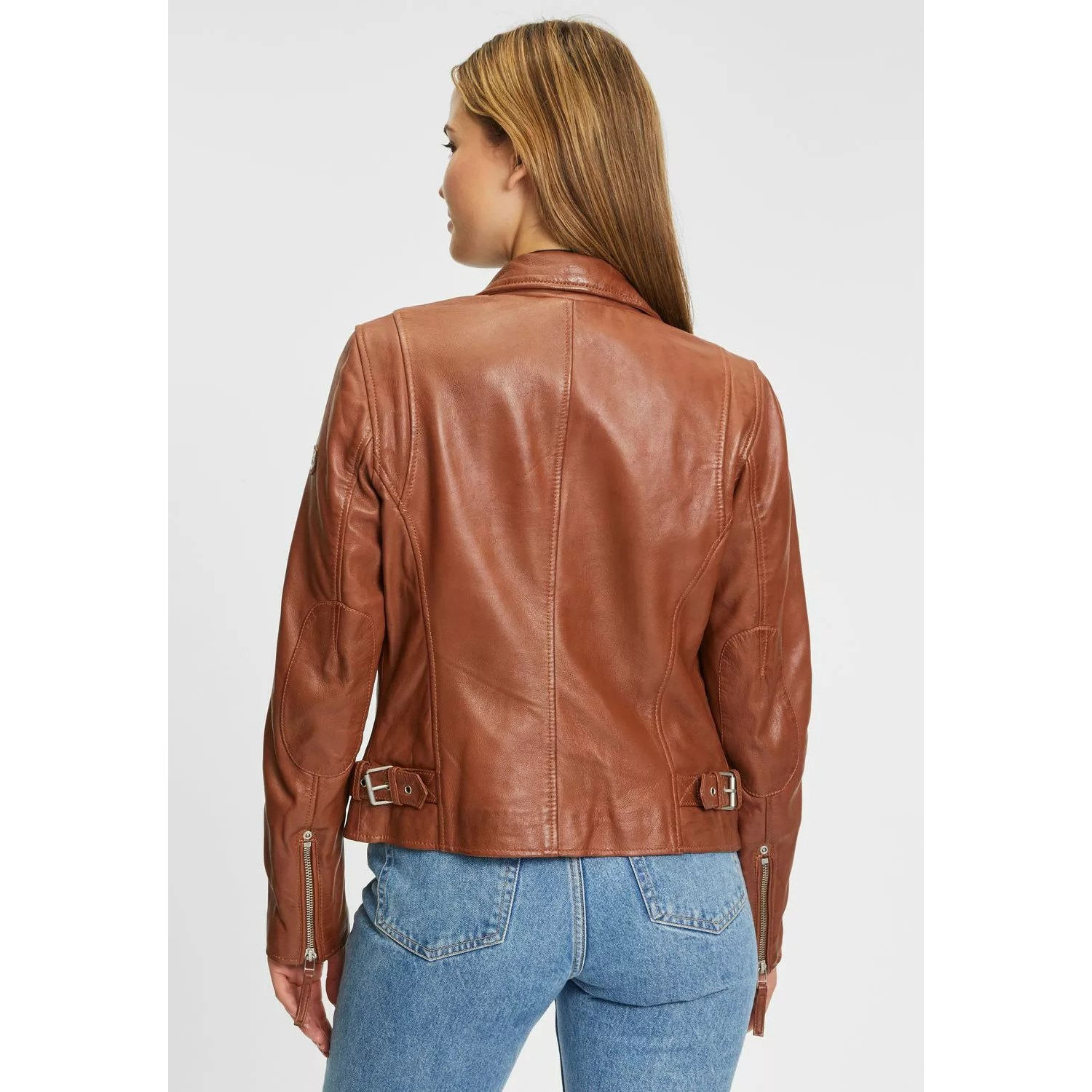 Geaca de Piele Dama Gipsy Coniac PGG W14 – Black Friday