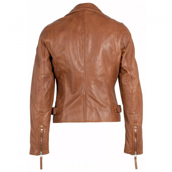 Geaca de Piele Dama Gipsy Coniac PGG W14 Geaca de Piele Dama Gipsy Coniac PGG W14