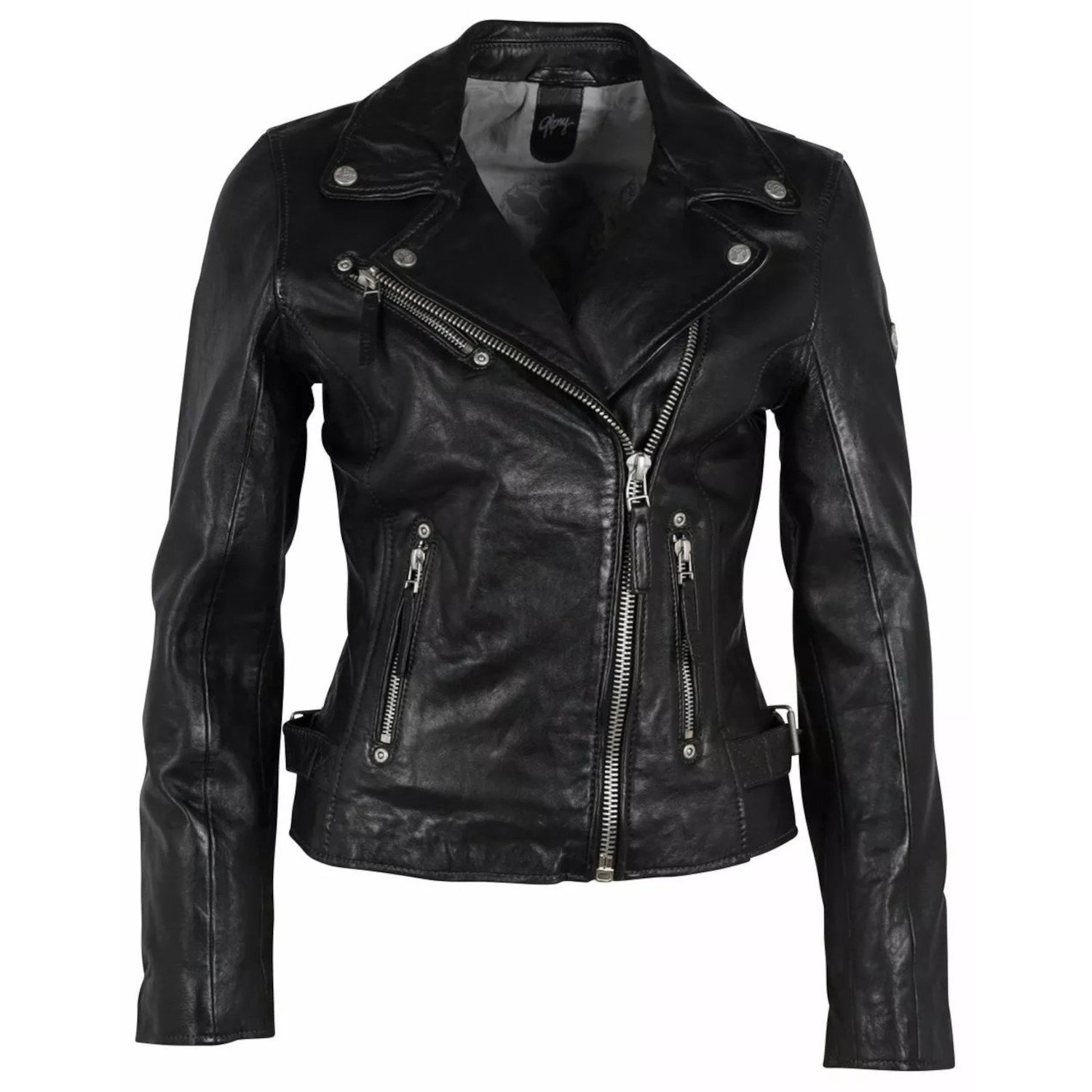 Geaca de Piele Dama Gipsy Neagra PGG W14 – Black Friday