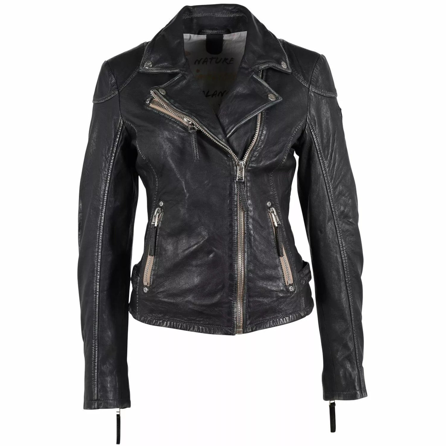 Geaca de Piele Dama Gipsy Grafit PGG W22 LABAGV – IMBRACAMINTE