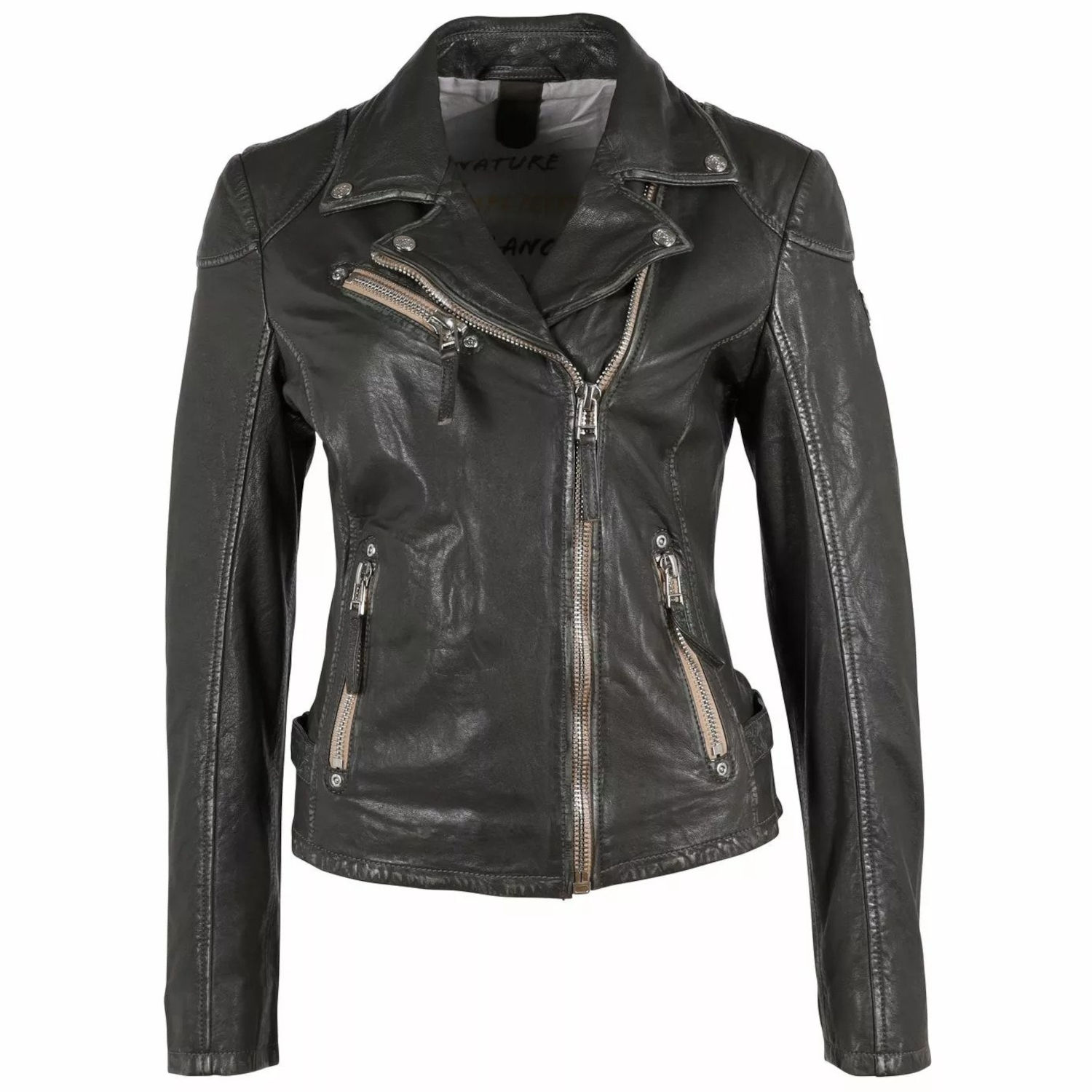 Geaca de Piele Dama Gipsy Olive PGG W22 LABAGV – IMBRACAMINTE