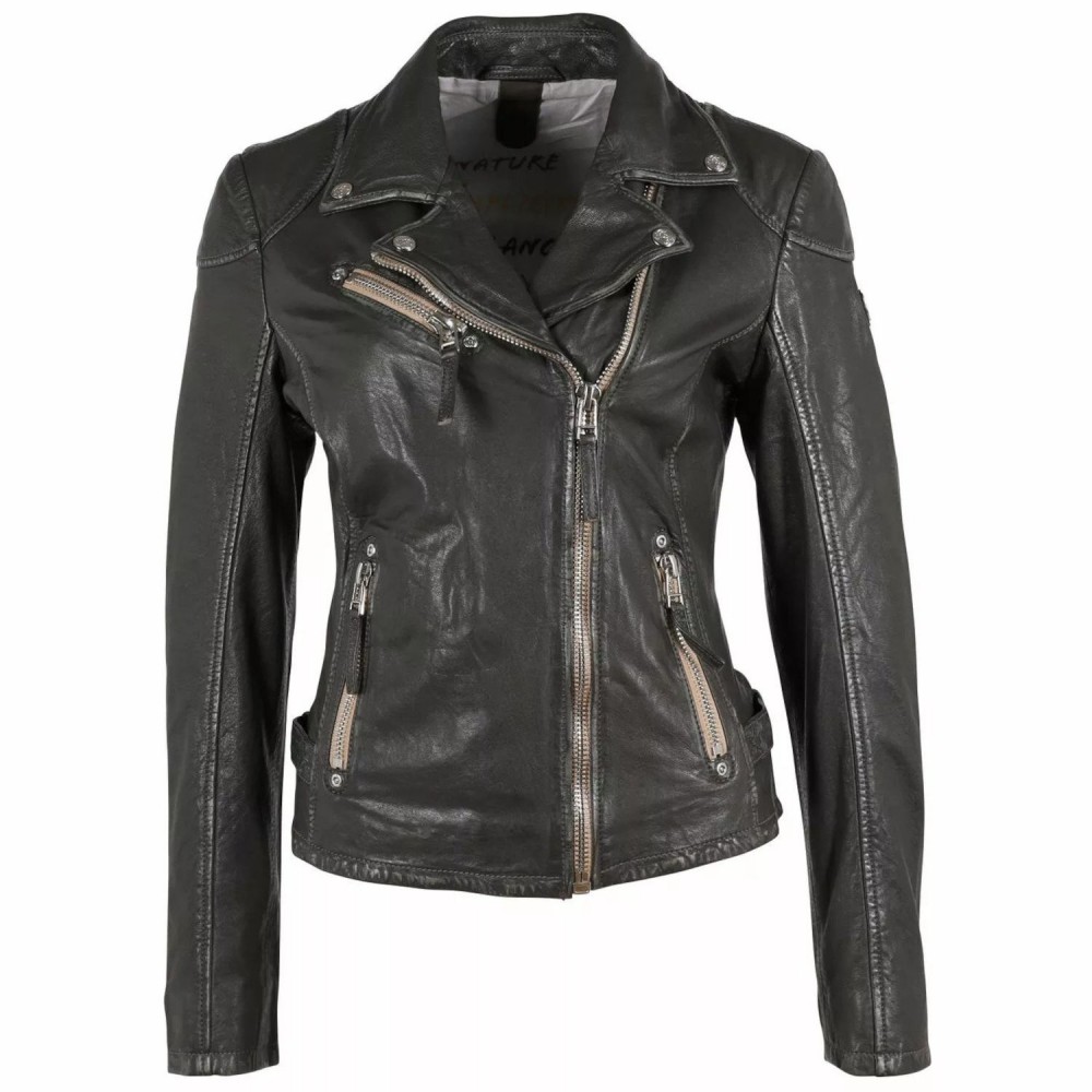 Geaca de Piele Dama Gipsy Olive PGG W22 LABAGV - readytowear