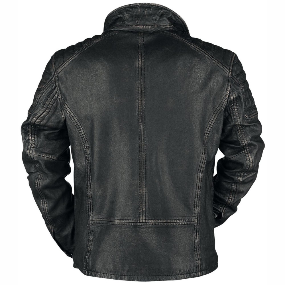 Geaca de Piele Barbati Gipsy Negru/Coniac Randall NSLROV Geaca de Piele Barbati Gipsy Negru/Coniac Randall NSLROV - readytowear.ro